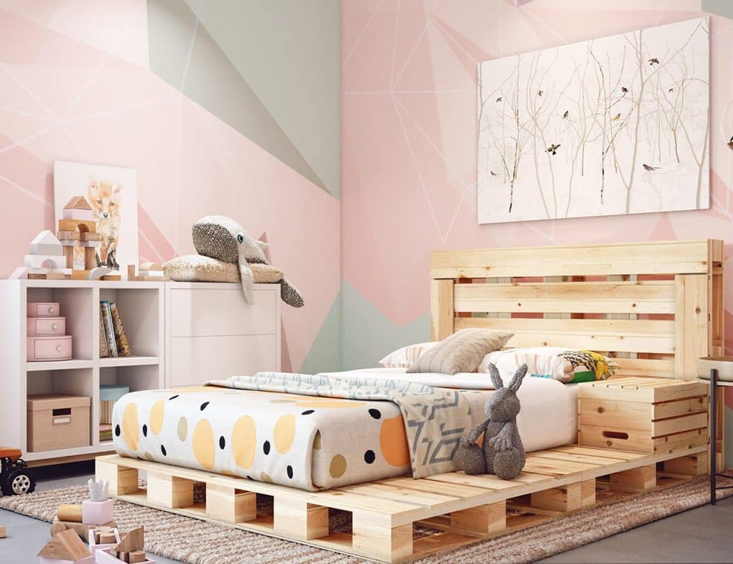 how to make a pallet bed step by step