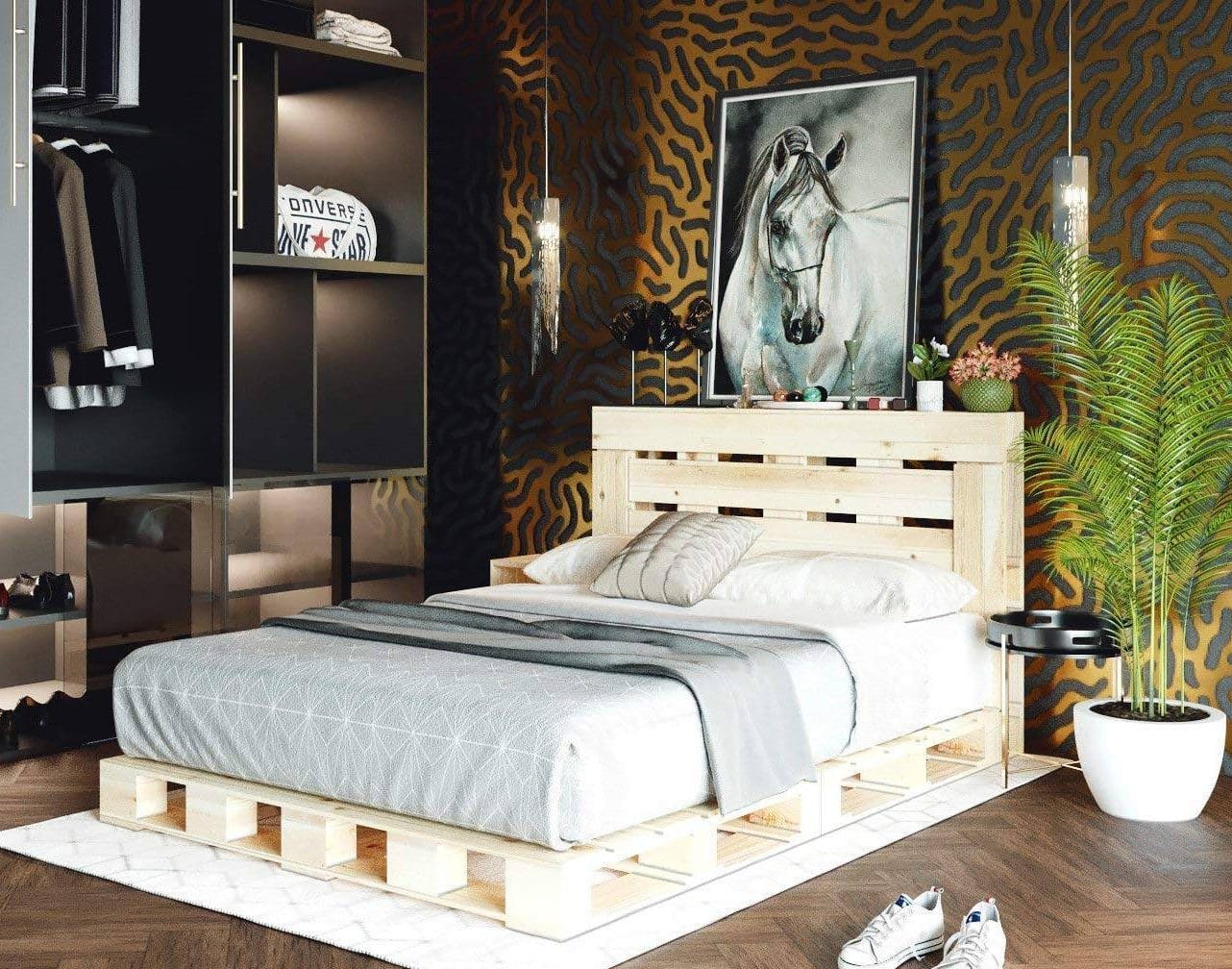 wood pallet bed ideas