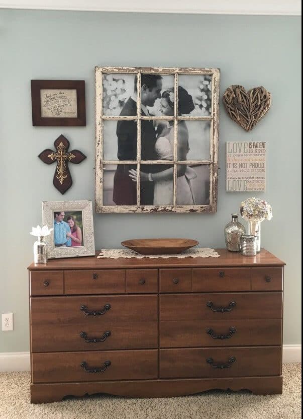 rustic chic bedroom