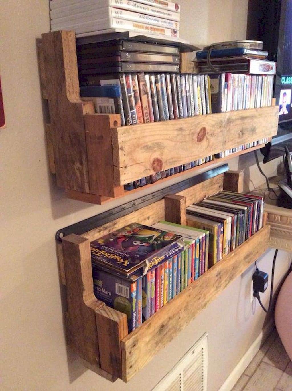 pallet bookshelf plans