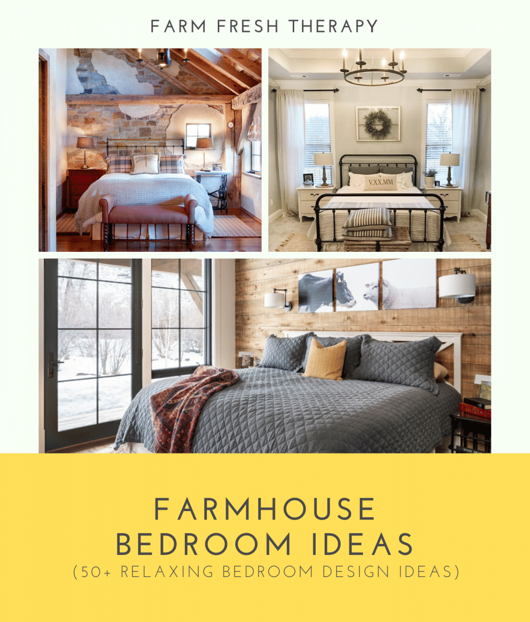 Farmhouse bedroom designs