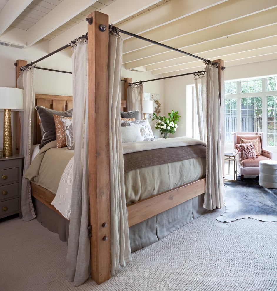farmhouse bedroom curtains