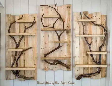 how to make a pallet wall