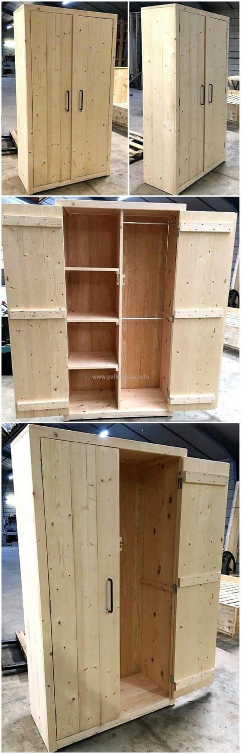 bookshelf out of pallet