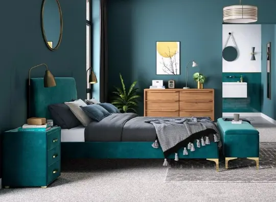 turquoise bedroom ideas