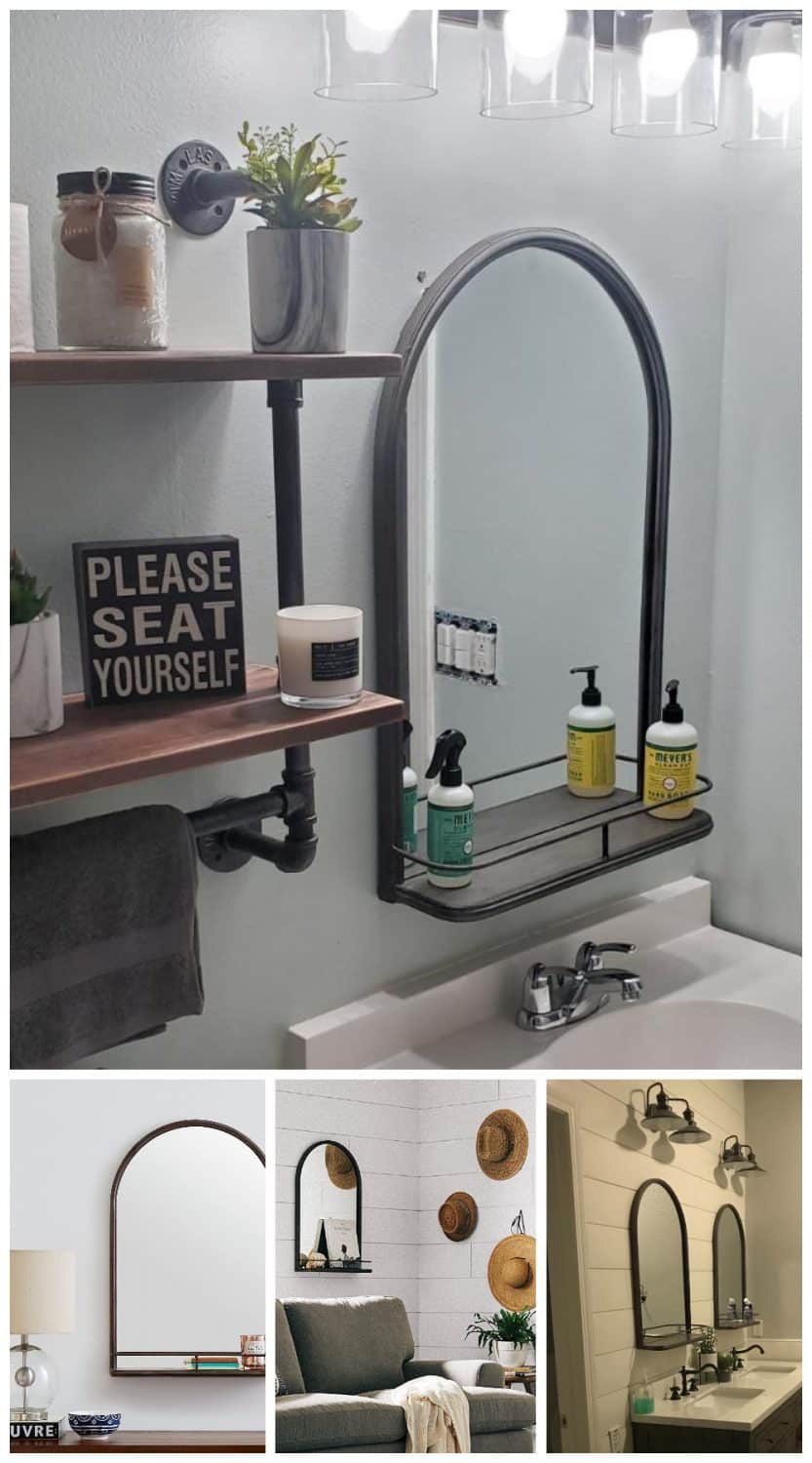 industrial farmhouse bathroom decor