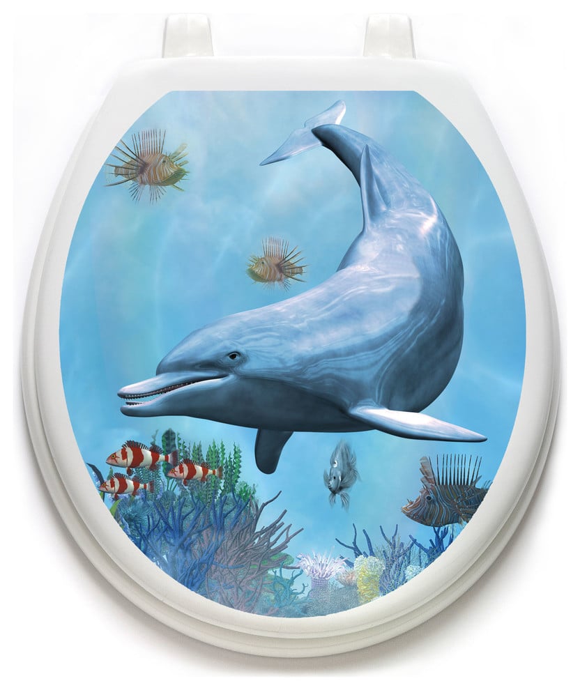 dolphin bathroom decor