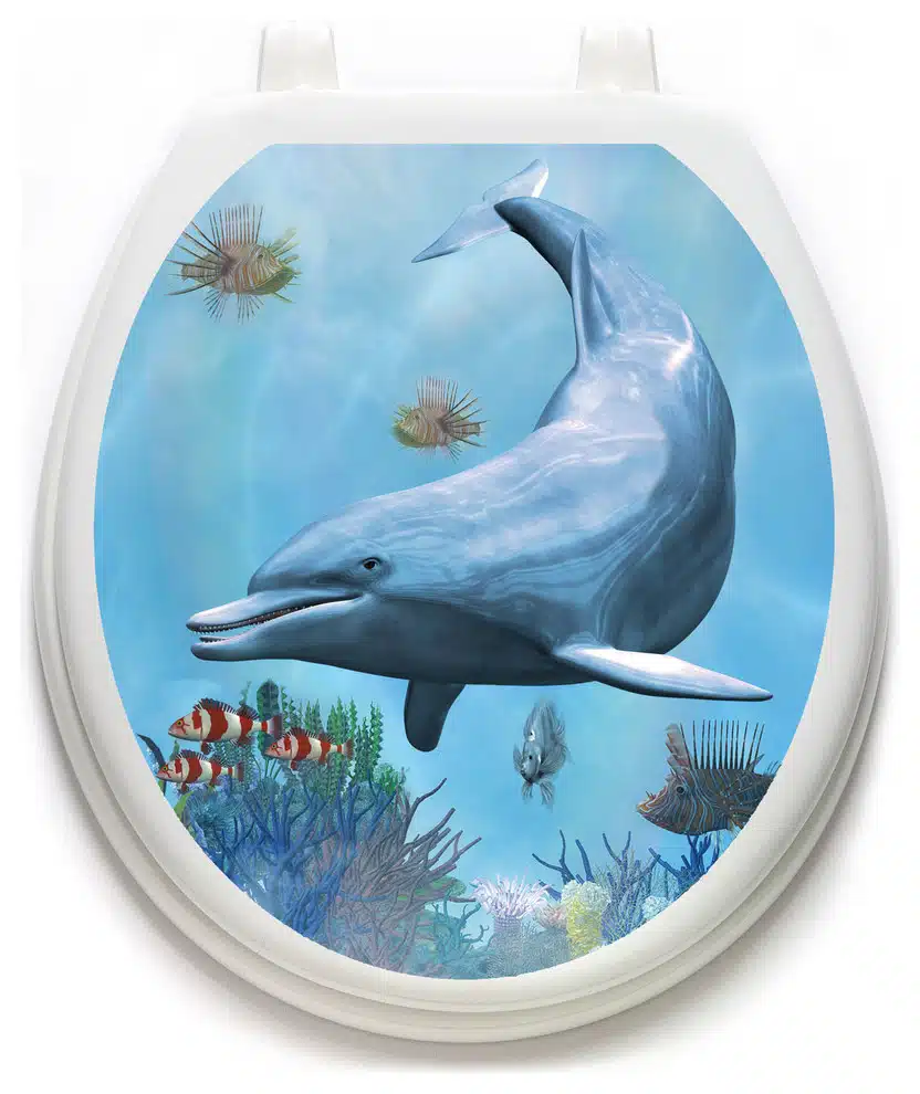 dolphin bathroom decor