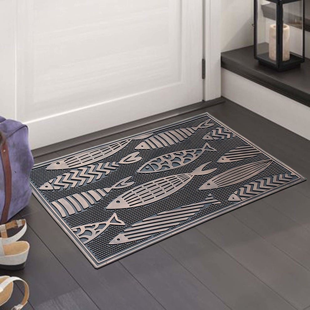 modern bathroom mat