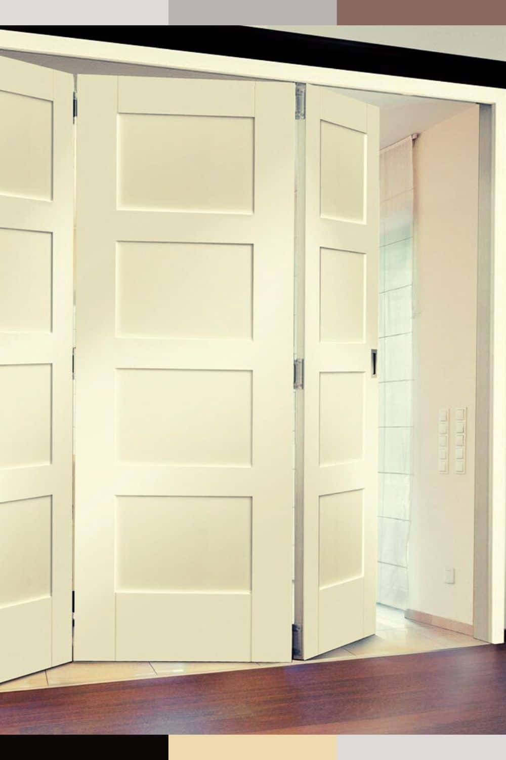 folding bathroom doors