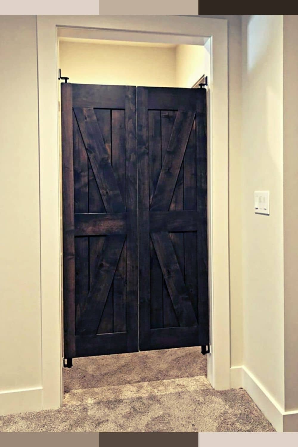 bathroom double doors