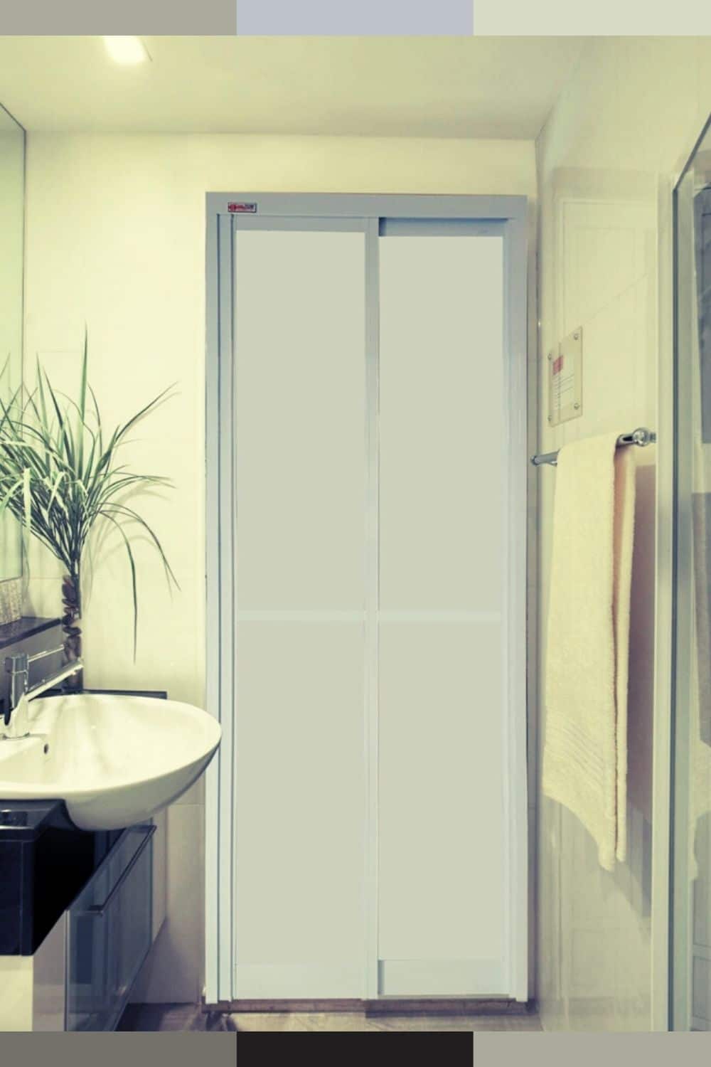 glass bathroom door