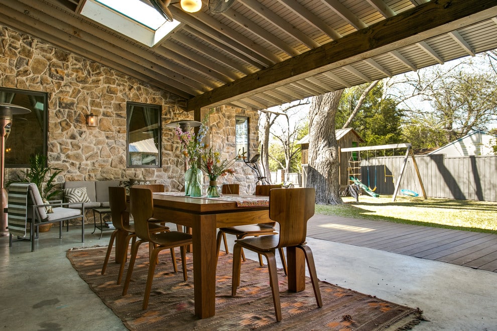 outdoor farmhouse chairs set