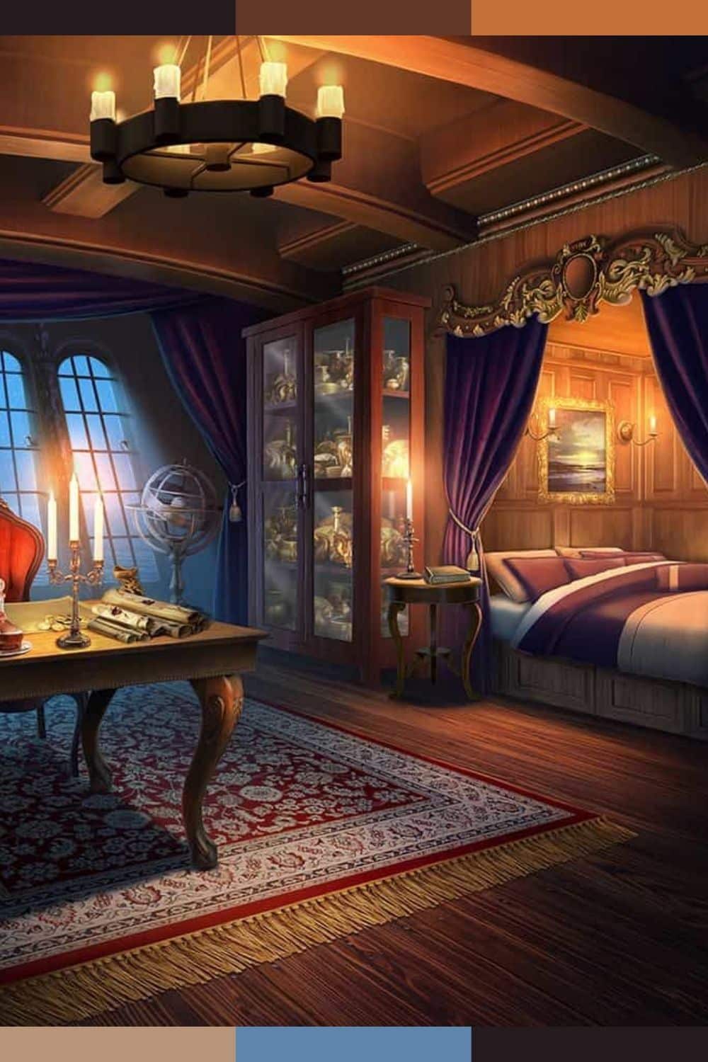 fantasy royal bedroom