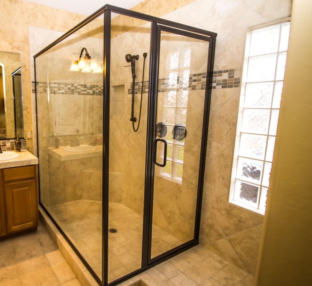 easy installation framed shower glass door