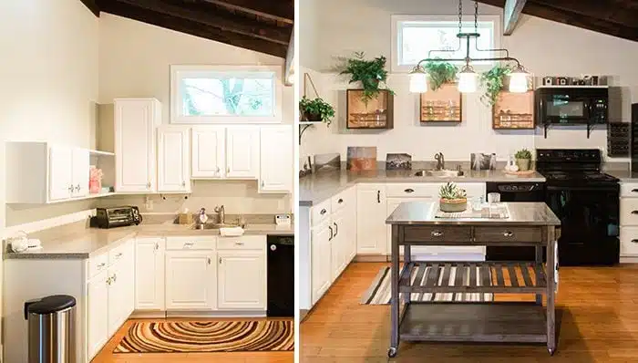 same layout of the kitchen to remodel