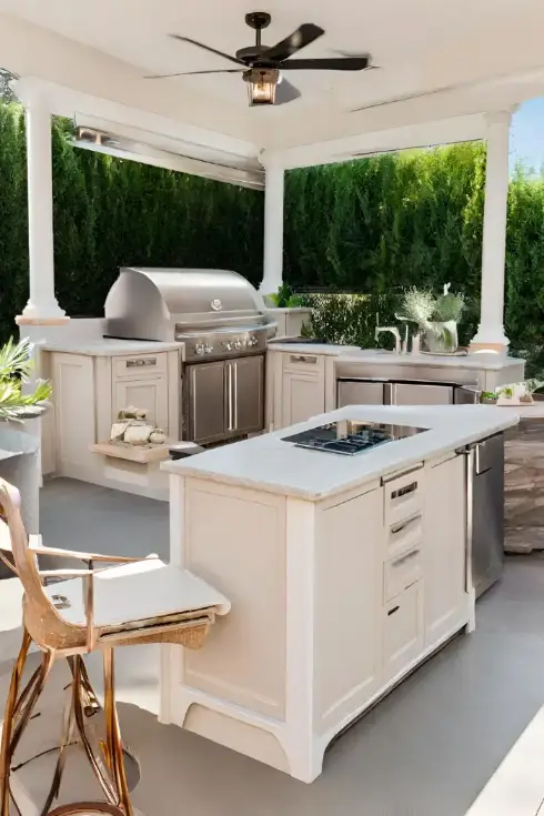 Classic Elegance Stunning Outdoor Kitchen Designs