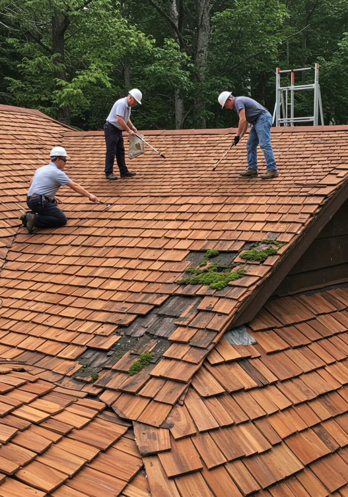 Cedar Shake Roof Restoration