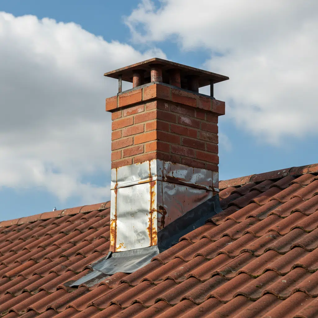 Chimney Flashing Needs Attention