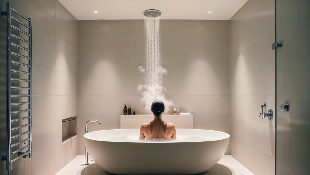 Shower Bench For A Spa-Like Bathroom