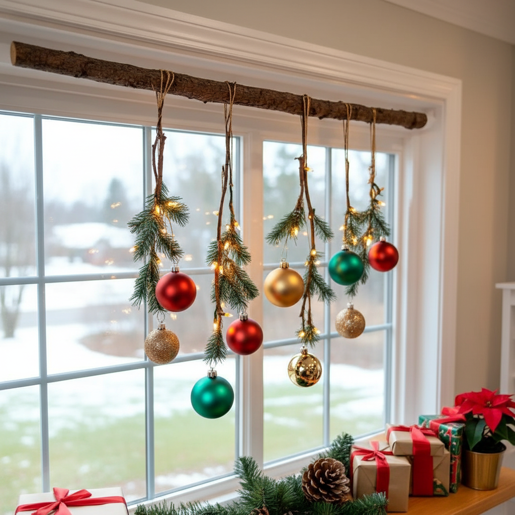 Christmas window decor ideas
