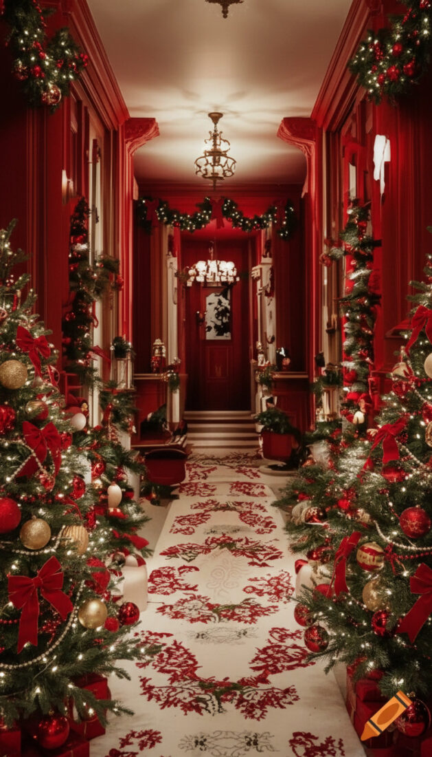 Enchanting Christmas Hallway Decor Ideas for a Festive Entrance - Farm ...