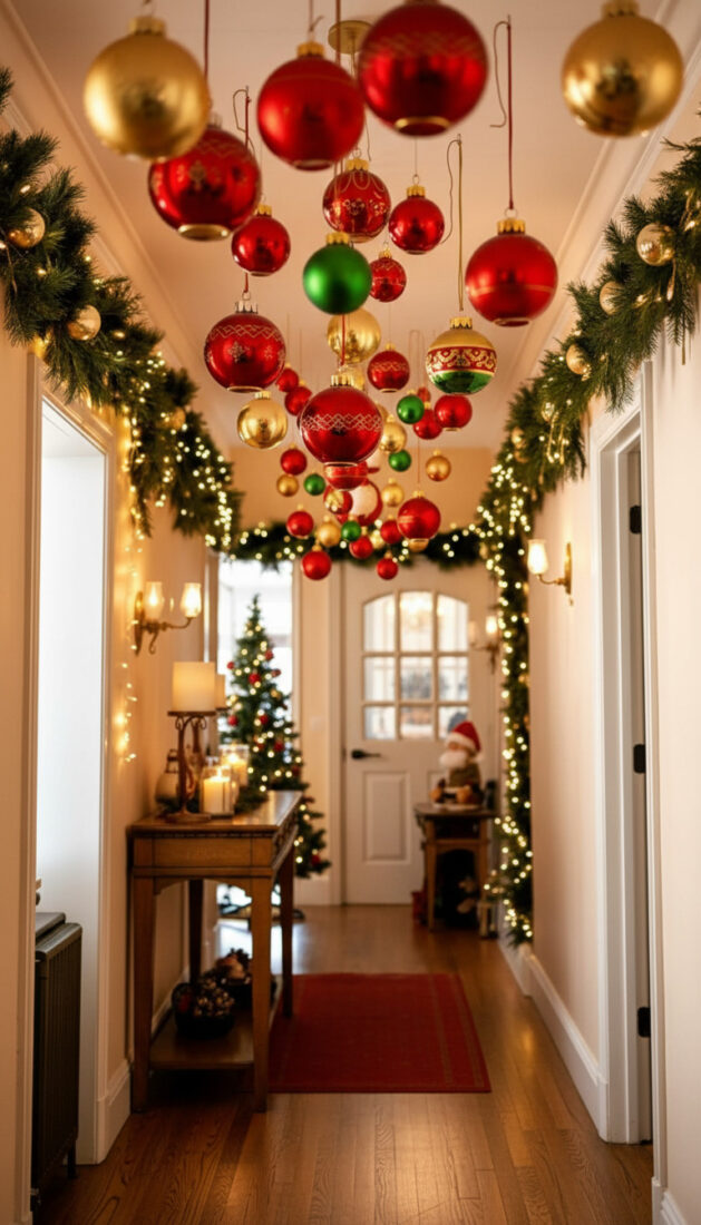 Enchanting Christmas Hallway Decor Ideas for a Festive Entrance - Farm ...