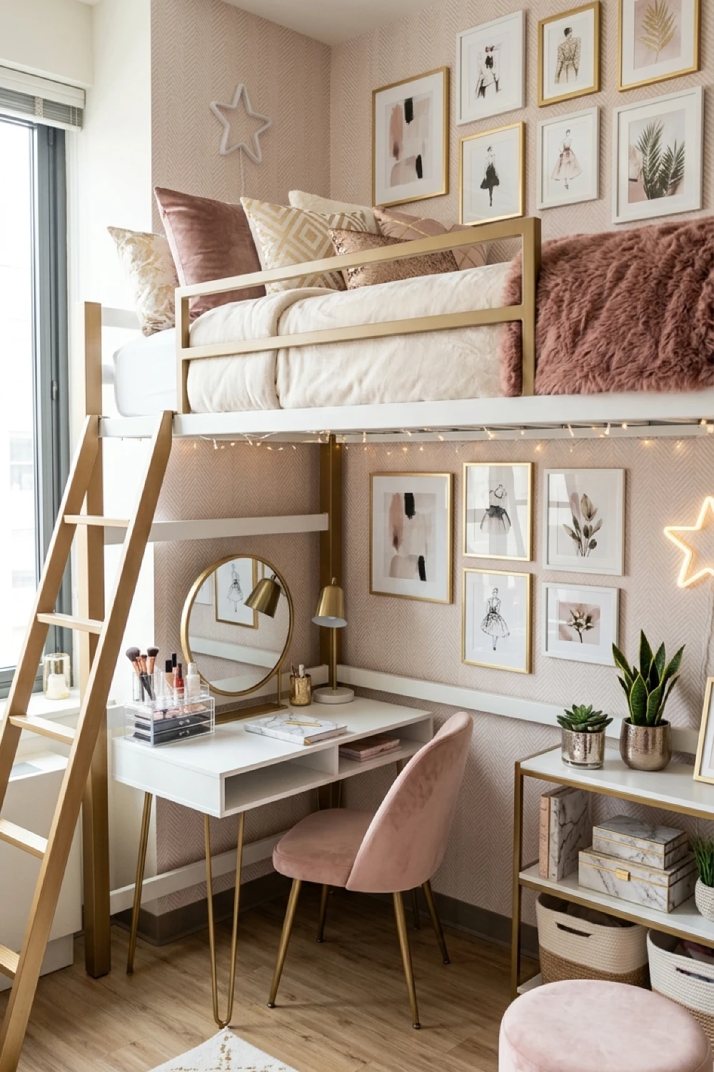 20-creative-lofted-bed-dorm-room-ideas-to-maximize-your-living-space-blush-gallery-wall-haven.webp