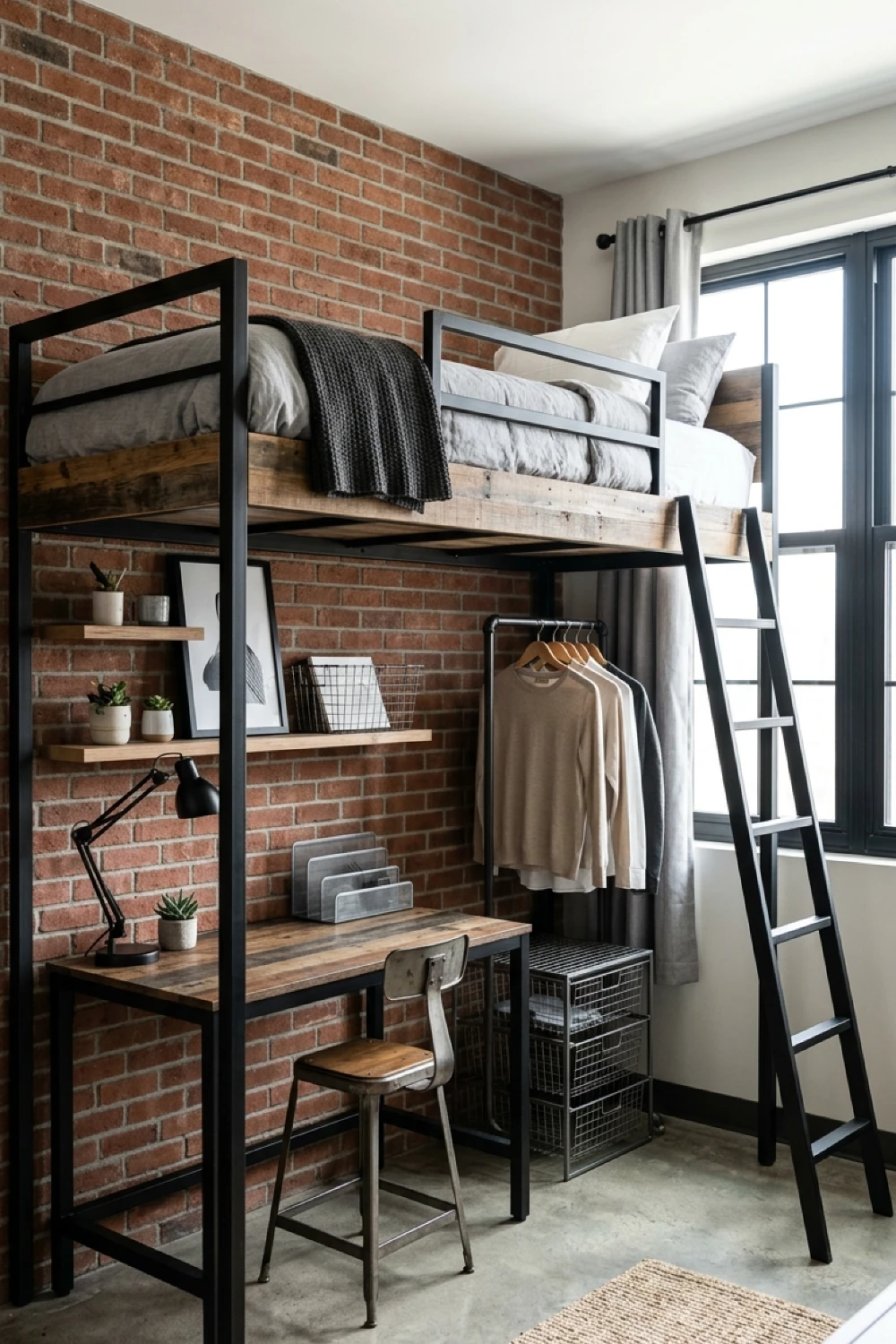 20-creative-lofted-bed-dorm-room-ideas-to-maximize-your-living-space-industrial-brick-lofted-bed-dorm-room-ideas.webp