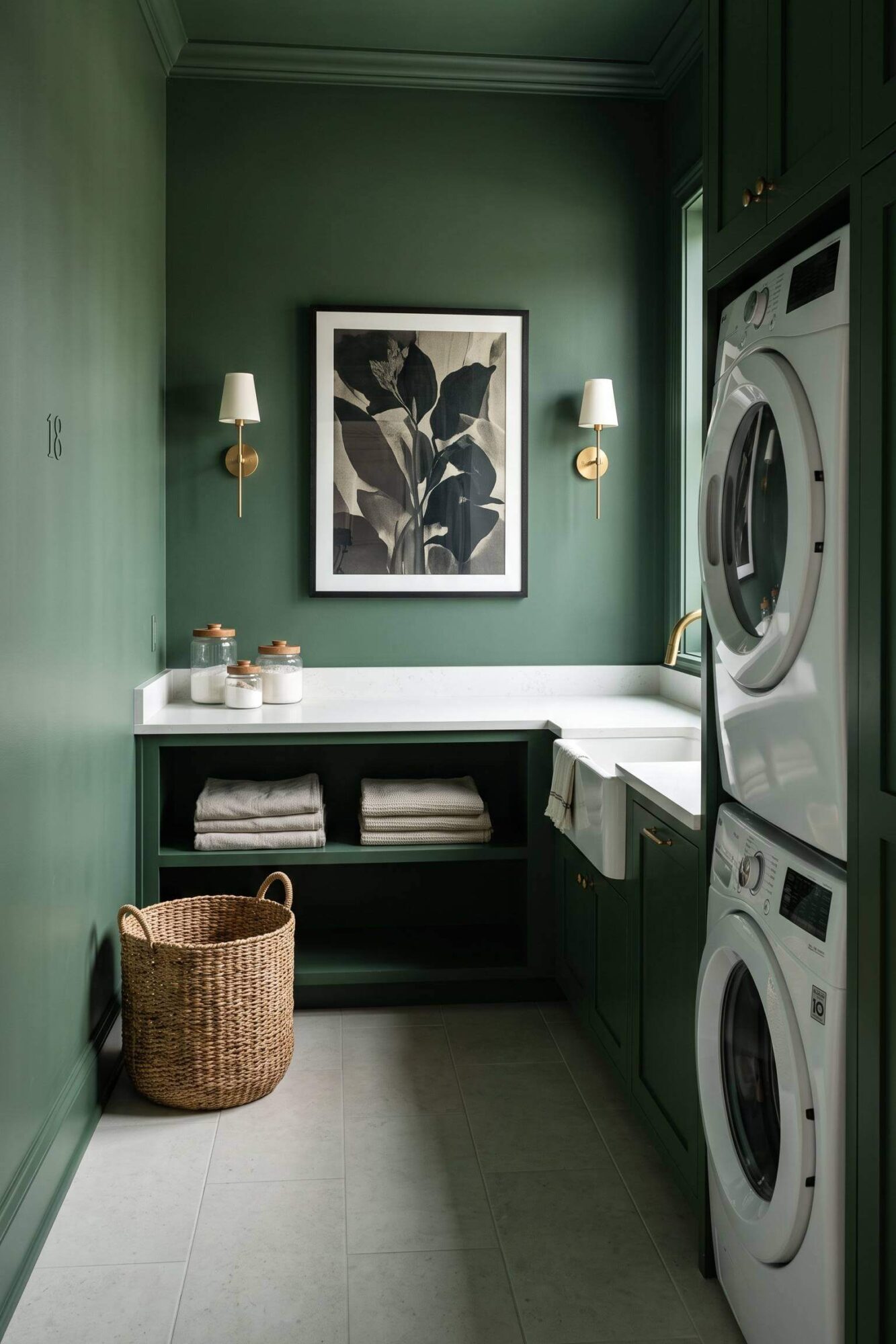 Moody and Bold Luxury Laundry Room Ideas