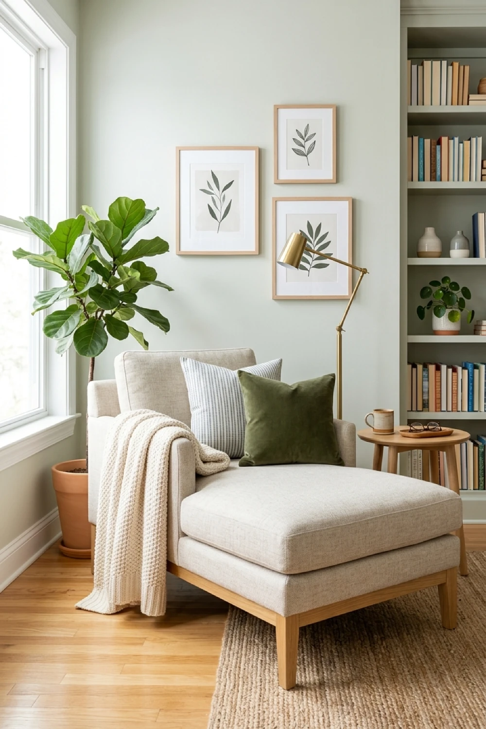 24-best-chaise-lounge-reading-nook-ideas-for-the-ultimate-escape-botanical-gallery-wall-and-warm-brass.webp