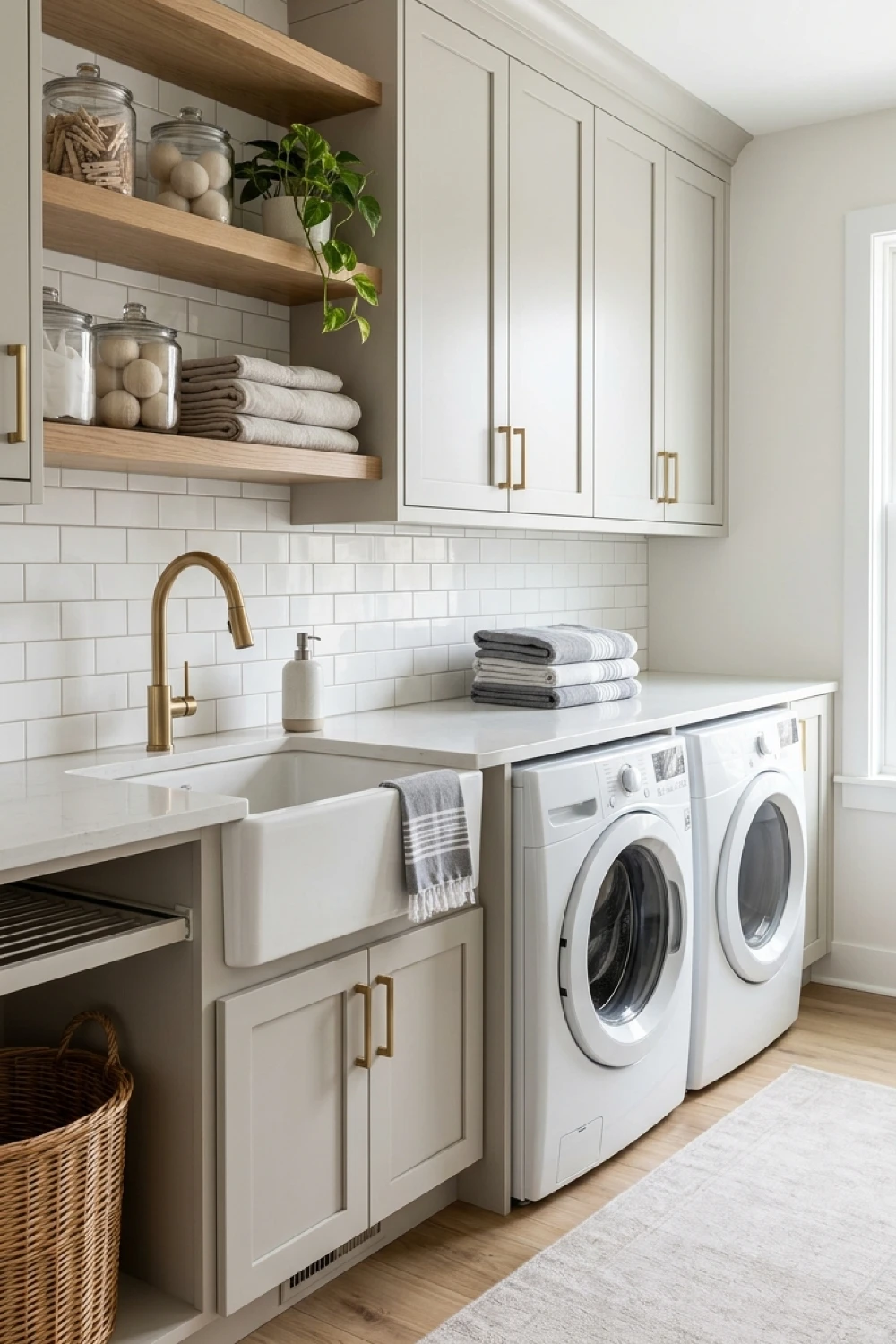 22-elegant-laundry-room-ideas-to-transform-your-daily-routine-modern-farmhouse-sink-and-brass-fixtures.webp