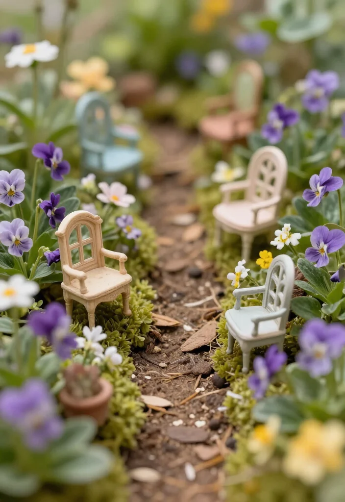 17 Beautiful Narrow Flower Bed Ideas That Will Transform Your Garden (You Won't Believe #5!) - 14. Charming Fairy Gardens 1