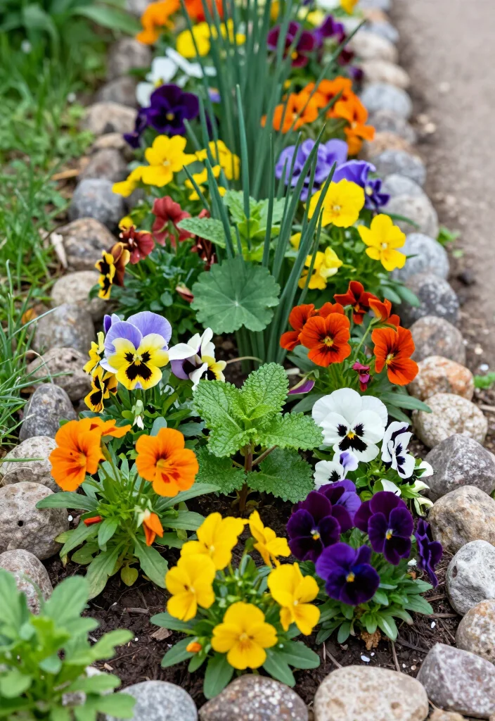 17 Beautiful Narrow Flower Bed Ideas That Will Transform Your Garden (You Won't Believe #5!) - 4. Edible Flower Beds 1