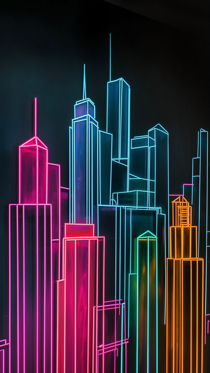 17 Chrome Wall Art Pieces That Will Spark Joy in Your Home (Get Ready to Love #8!) - 9. Chrome City Skyline 1