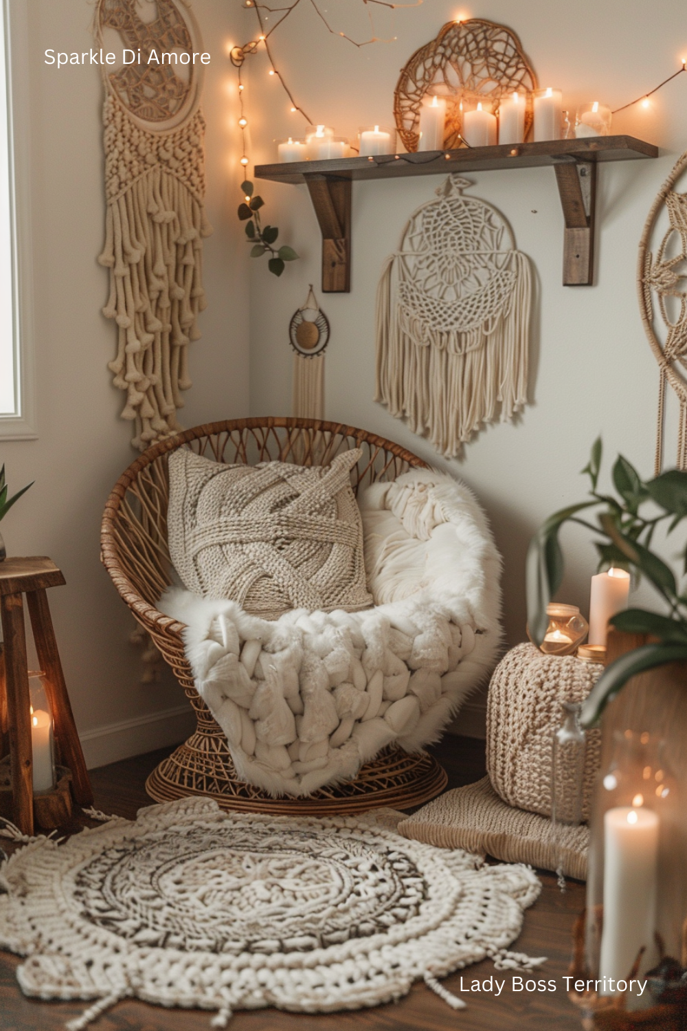 17 Cozy Rattan Reading Chair Styling Ideas That'll Transform Your Sunroom! - 13. Incorporate Personal Touches with Artwork 1