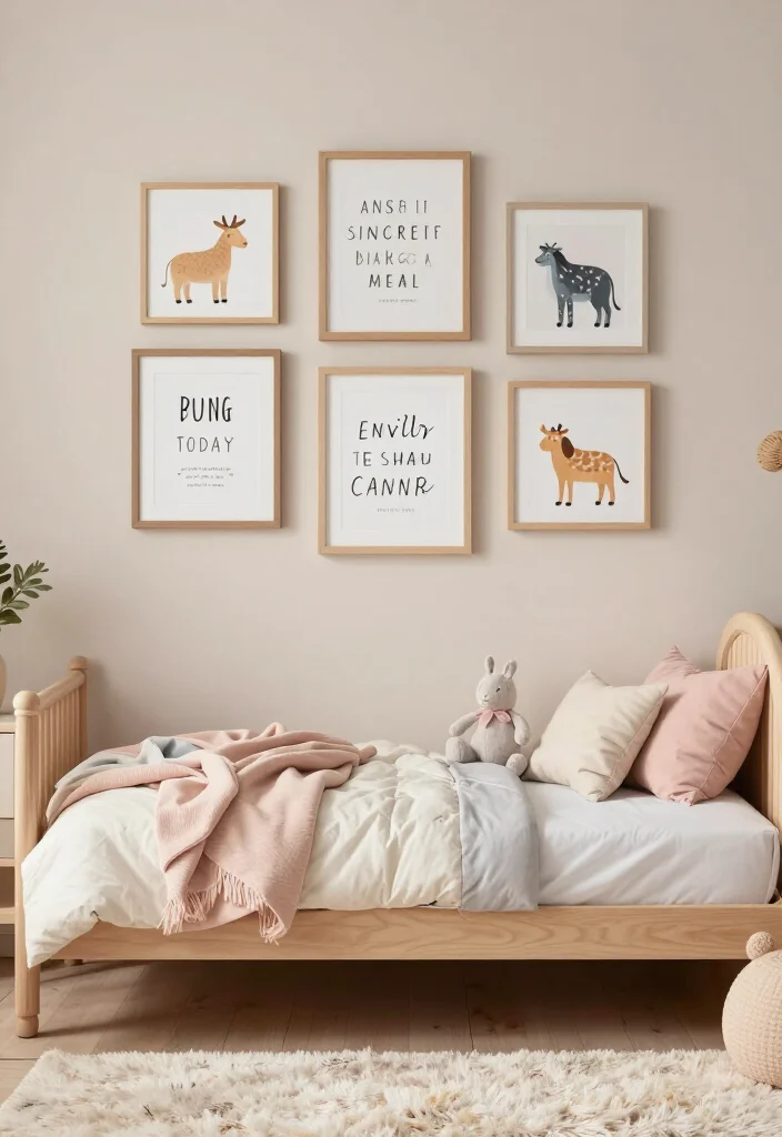 17 Neutral Toddler Bedroom Ideas That'll Make You Say 'I Want That for My Child!' - 16. Inspirational Quotes 1