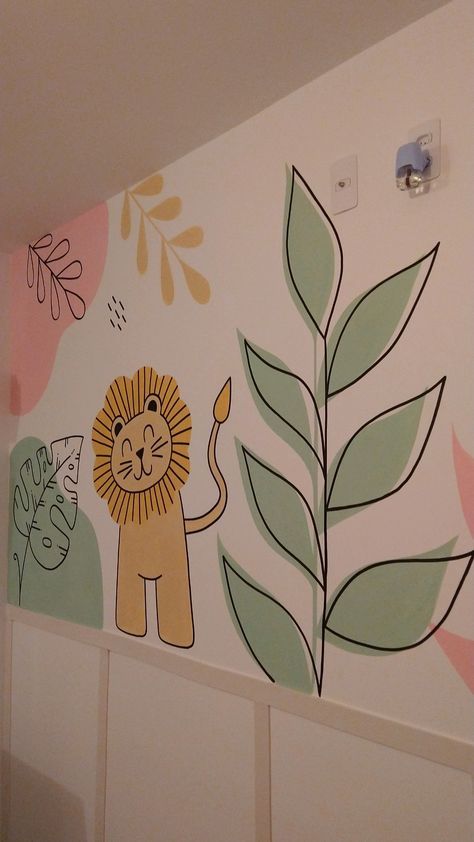 17 Neutral Toddler Bedroom Ideas That'll Make You Say 'I Want That for My Child!' - 2. Neutral Wall Murals 1