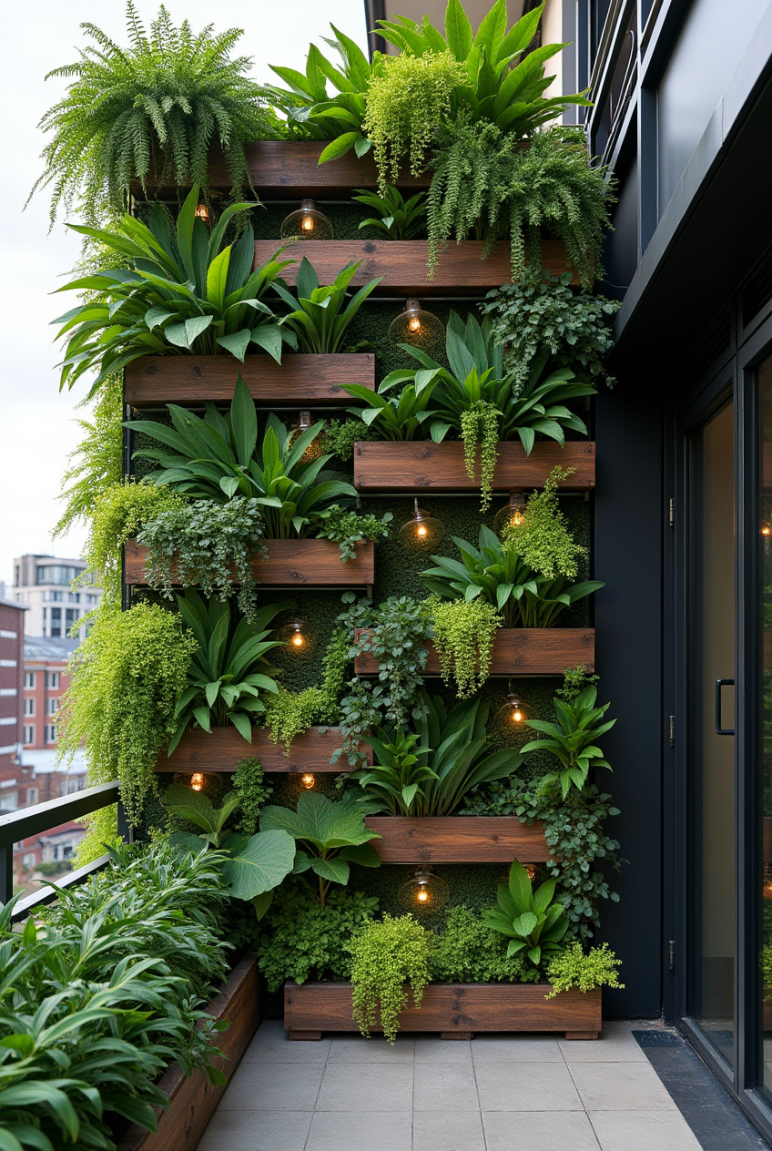 19 Luxury Indoor Gardens Under Stairs That Will Transform Your Home into a Botanical Paradise! - 1. Vertical Gardens for Maximum Impact 1