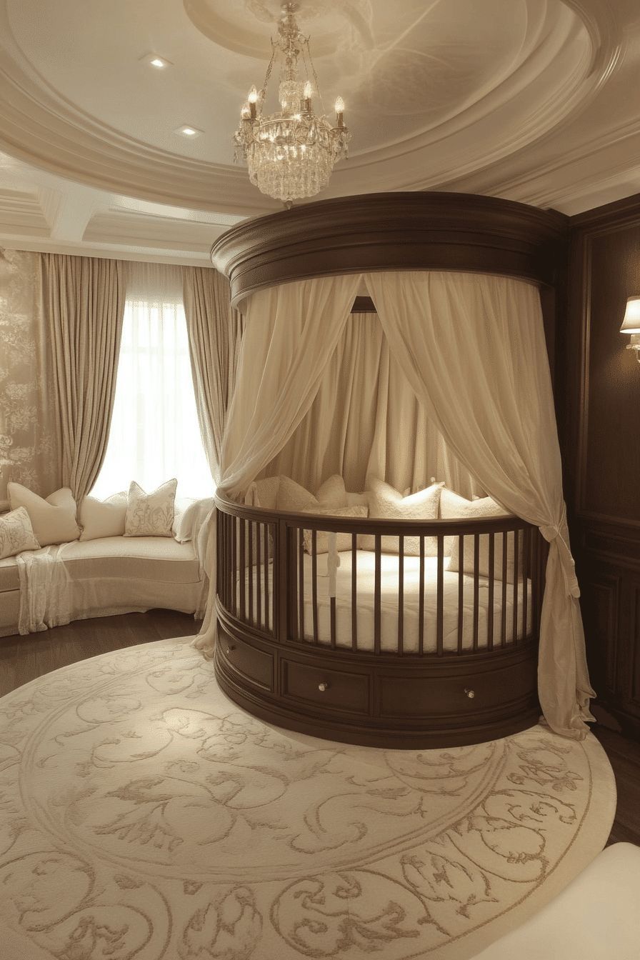 20 Creative Nursery Ideas That'll Make You Wish You Were a Baby Again! (You Won't Believe #11!) - 15. Elegant Royalty 1